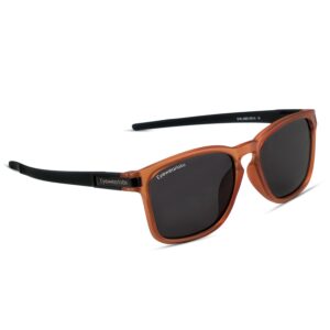Eyewearlabs OKNO | Polarized Full Rim Square Branded Stylish Sunglasses For Men & Women | 100% UV Protection Shades | Cricket Sports Cycling Driving | Medium | Moto X2 | SVCMoto X2