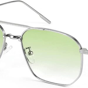 ELEGANTE Men Square Non-Polarization Sunglasses
