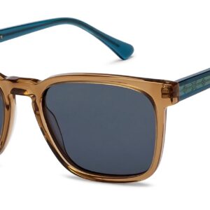 John Jacobs | Full Rim Round Stylish & Premium Polarized Sunglasses | Eco-Acetate | Polarized and 100% UV Protected | Men & Women | Large | JJ S16635