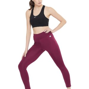 Clovia Women's Activewear Ankle Length Tights