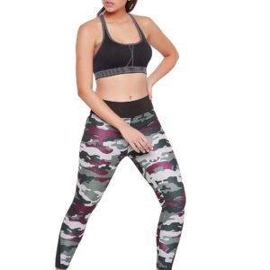 Clovia Women's Polyester Activewear Sports Ankle Length Tights