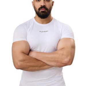 Men's Astral Round Neck Slim Fit Active Wear Gym & Sports T-Shirt