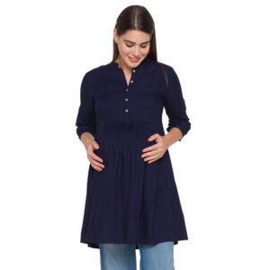 AV2 Women's Cotton Maternity Feeding Kurti