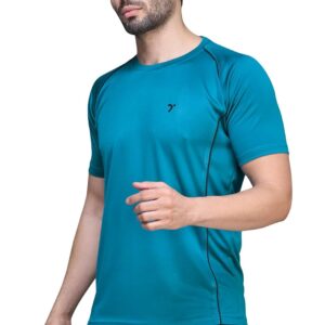 SharpStride Sports Regular fit T-Shirt for Men Quick Dry Fit Gym Stylish Plain Jersey for Sportswear Running Workout & Casual Wear Sweat-Free Activewear Trendy Jersey for Men
