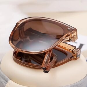 DC DECORIO Foldable Sunglasses with UV Protection Men & Women Sunglasses with Cover