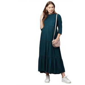 Momtobe Women Knee Length Dress