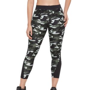 Clovia Women's Activewear Sports Ankle Length Printed Tights