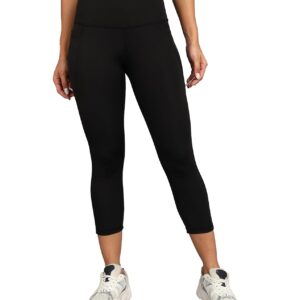 Rock Paper Scissors Gym Tights High-Waisted, Sweat-Wicking, Active Wear Capri Style Gym Tights for Working Out, Pilates,Yoga, Fitness & Training Athliesure Wear