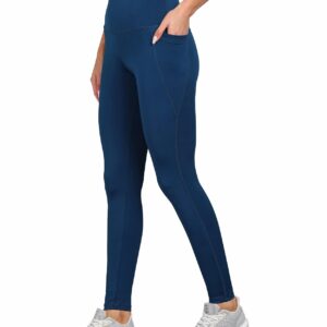 Rock Paper Scissors Premium High Waist Stretchable Gym Tights Leggings with Pockets Gym wear/Active Wear Tights Yoga Pants Zumba/Dance Womens Workout Tights Gym Tights