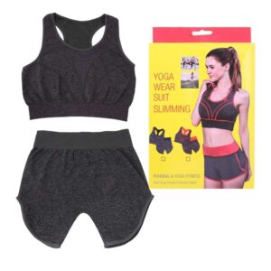 TORIOX Yoga Suit, Women's 2 Piece Activewear Set, Running Suit/Slimming/Yoga Fitness/Gym Outfit/Workout Sports Wear - Fitness Training Set (Free Size)