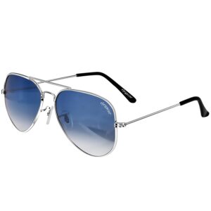 ELEGANTE Classic HD Polarized Aviator Sunglasses for Men & Women, 100% UV Protected, Lightweight Copper Frame