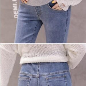 kesig® Women's Maternity Leggings Underbelly Pregnancy Lounge Active Workout Pants,Maternity Jeans for Women Wideband Waist Casual Loose Wide/Straight Leg Comfy Pregancy Denim Jeans with Pockets