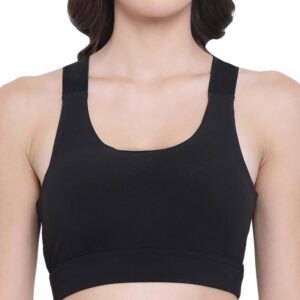 Clovia Women's Padded Non-Wired Activewear Gym/Sports Bra with Racerback