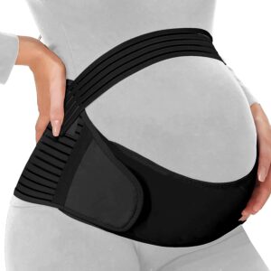 Motherly Maternity Belt for Belly Support, Pregnancy Support Belt Pre Natal-Belly Band, Adjustable & Breathable Waist Support Belt for Pregnancy, Helps in Back Pain, Pre and Postpartum (XX-Large)