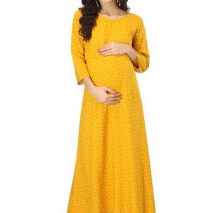 ZUVINO Women's Maxi Maternity Dress