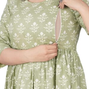Jikonet Women's Maternity Kurti for Feeding Zippers (VJK)