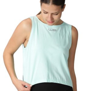 WILDBROCKET Women’s Active wear Gym Crop Top Sport T-Shirt