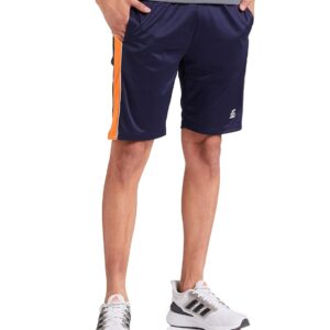Amazon Brand - Symactive Men's Activewear Gym Shorts (AW17-SYSP-07A_Navy 1_S)