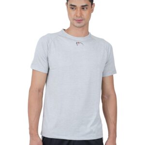 BULL RAGE Mens T-Shirt | Regular Fit Polyester Half Sleeve Ultra Breathable Activewear T-Shirt | The Grind Collection for Hardcore Workouts - UV Protective, Sweat Wicking