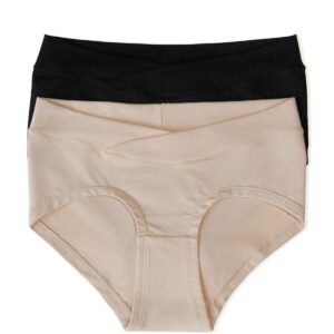 Kindred Bravely Bamboo Maternity Hipster Panties | 2 Pack Maternity Underwear Under The Bump