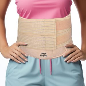 24 BH BAZAAR - Size - L (45'') - Beige - Postpartum, Abdominal & Maternity Belt, Pregnancy Belt for Women - Belly & Tummy Slim, Back Pain Relief for Men & Women