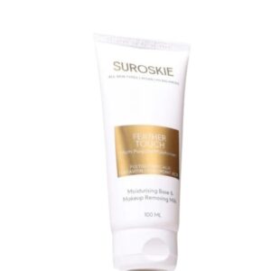 SUROSKIE Feather Touch Multi-Purpose Moisturizer 100ml |Copper Peptides & Niacinamide | For Glowing, Hydrating & Refreshing firms Skin | Upto 72 Hrs | Used as Makeup Primer & Remover | Men & Women