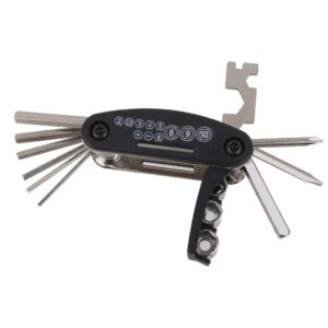 AFPIN Cycle 15 in 1 Cycle Tool kit Multi-Purpose Mountain Cycle Repair Tool kit Allen Key Spoke Cycle Tool kit Set All Cycle