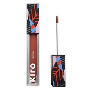 Kiro Airy Matte Liquid Lipstick Nutmeg Nude | Chocolate Brown | Transferproof I Waterproof lipstick Long Lasting I Apricot & Avocado Oil | 100% Vegan | 5ml | No Parabens, No Toxins