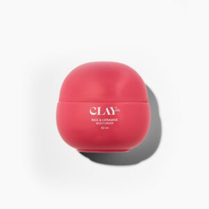 Clayco. Rice & Ceramide Moisturizer | Intense Hydration, Skin Barrier Repair & Brightening | Lightweight & Fast-Absorbing | With Exosomes, Rice Extracts, Ceramides & Vitamin B12 | 50ml