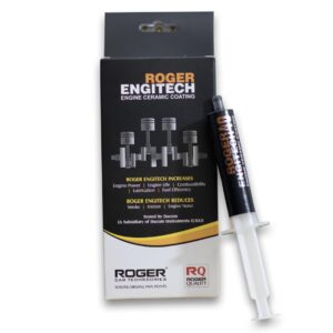 Roger Engitech Nano Ceramic Coating - High Performance Ceramic Engine Oil Additive With Friction Reduction Technology - Enhances Engine Efficiency, Suitable For All Cars