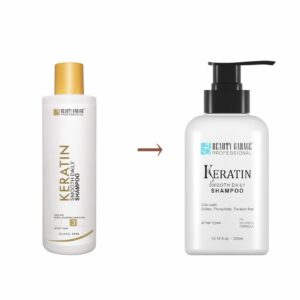 Beauty Garage Keratin Sulfate Free Paraben Free Moisturizing Smooth Daily Shampoo (300ml)