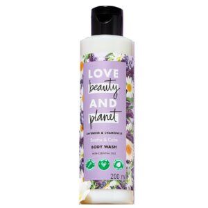 Love Beauty & Planet Lavender & Chamomile Bodywash| Natural Shower Gel for Soft,Smooth Skin,200 ml