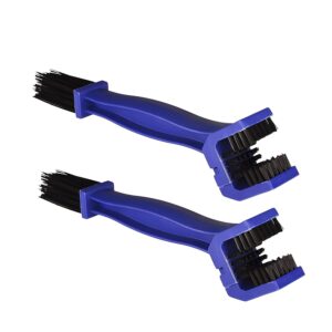 Autofy Universal Motorcycle/Cycle Chain Cleaner Brush for Bikes (Blue) [
