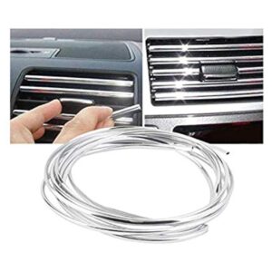 AutoBizarre 3 Meter AC Vent/Car Edges Chrome Styling Edge Guard