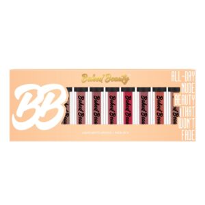 BAKED BEAUTY Matte Finish Liquid Lipstick | Pack of 9 | 1.5ml x 9 | Vitamin E | Shea Butter | Lightweight & Long-Lasting | Transfer & Waterproof
