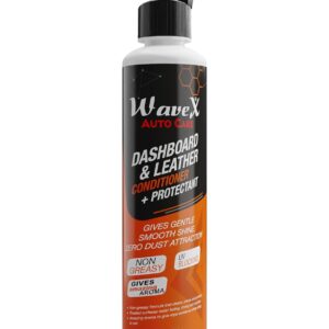 Wavex Dashboard Polish and Leather Conditioner + Protectant 350ml Car Dashboard Polish | Car Polish for Interior Plastic, Leather, Vinyl & Rubber | Dashboard Polish That Protects, Shines & Conditions