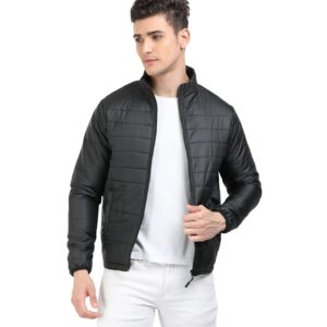 Scott International Winter Jacket for Men Bomber Jacket Mens Nylon Quilted standard length Puffer Jacket Full Sleeve Mens Jacket Monsoon Jackets for Men
