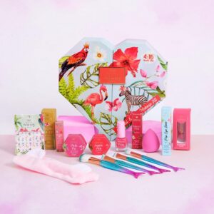 Whimsy 15-Piece Organic Makeup Kit for Kids, Preteens & Teen Girls | Safe & Non-Toxic Beauty Set | Skin-Friendly Real Toy Makeup for Children