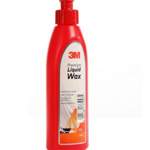 3M Premium Liquid Wax, Restores Car Paint Gloss and Lustre, Water Repellent, UV Protection (200ml, Pack of 1)