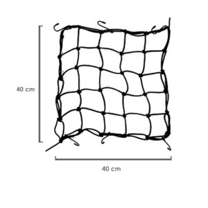 NIKAVI Fuel Helmets Bungee Cord Cargo Net (40 * 40 CM)