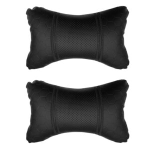 Adroitz Universal Car Neck Rest Cushion Set, Durable Memory Foam, Ergonomic Headrest Support, Breathable Neck Relief for Long Drives, Fits SUVs, Trucks, Sedans, and All Vehicles