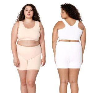 Adira | Under Dress Shots for Women | Plus Size Women Tights Shorts | Soft & Comfy, Knitted Stretchy Fabric | Shorts for Dress | Women Inner Shorts | Plus Size | Pack of 2