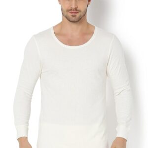 Van Heusen Men Thermal Classic Fit Top - Cotton Viscose Blend - Anti Bacterial, Low Neck, Full Sleeve