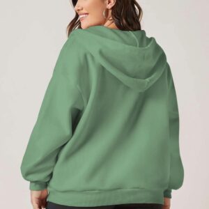 FUNKY MONKEY Plus Size Loose FIT Womens Zip UP Hoodie Sizes Till 5XL