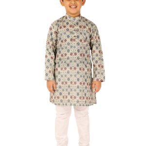 Pro-Ethic Style Developer Boy's Cotton Embellished Kurta Pajama for Baby Kids Ethnic Wear (S-166)