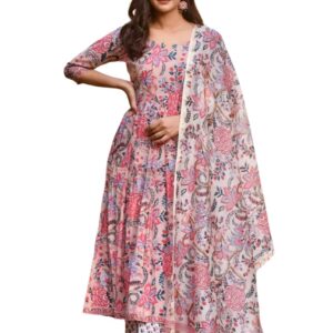 LookMark Women's Cotton Blend Kurta Set