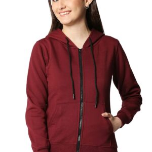 Wear Your Opinion Women's Fleece Zipper Hoodie Jacket