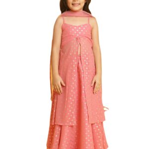 nauti nati Girls Lehenga Choli Set
