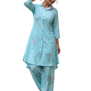 Leriya Fashion Women Co ord Set | Co-ord Set for Women Stylish | Kurta Set for Women | Kurta | Ethnic Set | 3/4 Sleeve