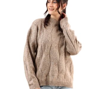 KOTTY Women's Timeless Style for Effortless Comfort Woolen Sweater